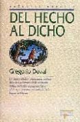 del hecho al dicho-gregorio doval-9788478387229 del hecho al dicho-gregorio doval-9788478387229