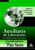 auxiliares de laboratorio de la administracion general de la comu nidad autonoma del pais vasco (bloque 1)-9788483116029 auxiliares de laboratorio de la administracion general de la comu nidad autonoma del pais vasco (bloque 1)-9788483116029