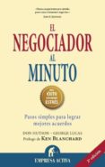 negociador al minuto: pasos simples para lograr mejores acuerdos-don hutson-9788492452729 negociador al minuto: pasos simples para lograr mejores acuerdos-don hutson-9788492452729