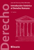 introduccion historica al derecho romano-juan de churruca-9788415759539 introduccion historica al derecho romano-juan de churruca-9788415759539