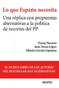 lo que españa necesita-juan torres lopez-vicent navarro-9788423412839 lo que españa necesita-juan torres lopez-vicent navarro-9788423412839