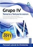 personal laboral de ministerios. grupo iv. temario y test parte c omun-9788467667639 personal laboral de ministerios. grupo iv. temario y test parte c omun-9788467667639