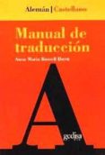 manual de traduccion aleman-castellano-rosa maria rossell ibern-9788474325539 manual de traduccion aleman-castellano-rosa maria rossell ibern-9788474325539