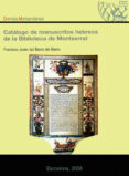 catalogo de manuscritos hebreos de la biblioteca de montserrat-9788484151739 catalogo de manuscritos hebreos de la biblioteca de montserrat-9788484151739