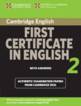 first certificate in english 2 for updated exam (student s book w ith answers)(university of cambridge esol examinations)-9780521714549 first certificate in english 2 for updated exam (student s book w ith answers)(university of cambridge esol examinations)-9780521714549