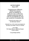 almanaque para 1557 de nostradamus (ebook)-9781301501649 almanaque para 1557 de nostradamus (ebook)-9781301501649