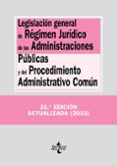 legislacion general de regimen juridico de las administraciones p ublicas y del procedimiento administrativo comun (21ª ed.)-9788430958849 legislacion general de regimen juridico de las administraciones p ublicas y del procedimiento administrativo comun (21ª ed.)-9788430958849