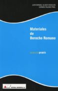 materiales de derecho romano-juan manuel blanch nougues-9788479915049 materiales de derecho romano-juan manuel blanch nougues-9788479915049
