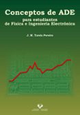 conceptos de ade para estudiantes de física e ingeniería electrón ica-jose manuel tarela pereiro-9788490824849 conceptos de ade para estudiantes de física e ingeniería electrón ica-jose manuel tarela pereiro-9788490824849