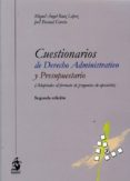 cuestionaria de derecho administrativo y presupuestario-9788498903249 cuestionaria de derecho administrativo y presupuestario-9788498903249