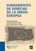 fundamentos de derecho de la union europea-pilar mellado prado-9788499610849 fundamentos de derecho de la union europea-pilar mellado prado-9788499610849