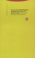 del desierto al libro; entrevistas con marcel cohen-edmond jabes-9788481644159 del desierto al libro; entrevistas con marcel cohen-edmond jabes-9788481644159