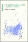 psicologia del arte y criterio estetico-manuel hernandez belver-9788486368159 psicologia del arte y criterio estetico-manuel hernandez belver-9788486368159