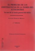 el problema de las contingencias en la teoria del autocontrol-alfonso serrano maillo-9788490315859 el problema de las contingencias en la teoria del autocontrol-alfonso serrano maillo-9788490315859