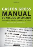 manual de analisis linguistico (ebook)-9788490643259 manual de analisis linguistico (ebook)-9788490643259