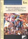 responsabilidad penal de las empresas y compliance program-carlos perez del valle-9789563920659 responsabilidad penal de las empresas y compliance program-carlos perez del valle-9789563920659