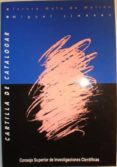 cartilla de catalogar (2ª ed.)-miguel jimenez-9788400069469 cartilla de catalogar (2ª ed.)-miguel jimenez-9788400069469