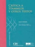 critica a stammler y otros textos-max weber-9788434018969 critica a stammler y otros textos-max weber-9788434018969
