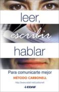 leer, escribir, hablar para comunicarte (ebook)-roberto garcia carbonell-9788441428669 leer, escribir, hablar para comunicarte (ebook)-roberto garcia carbonell-9788441428669