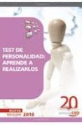 test de personalidad: aprende a realizarlos-9788468101569 test de personalidad: aprende a realizarlos-9788468101569