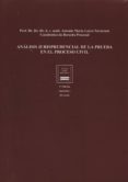 análisis jurisprudencial de la prueba en el proceso civil (2ª ed.)-antonio maria lorca navarrete-9788487108969 análisis jurisprudencial de la prueba en el proceso civil (2ª ed.)-antonio maria lorca navarrete-9788487108969