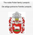 Libros de texto en pdf gratis para descargar THE NOBLE POLISH FAMILY LEMPICKI. DIE ADLIGE POLNISCHE FAMILIE LEMPICKI. 9783756216079  de WERNER ZUREK