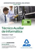 tecnico auxiliar de informatica de la administracion general del estado. temario y test bloque i: organizacion del estado y administracion electronica-9788414214879 tecnico auxiliar de informatica de la administracion general del estado. temario y test bloque i: organizacion del estado y administracion electronica-9788414214879