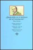 quien debe ser el defensor de la constitucion?-hans kelsen-9788430927579 quien debe ser el defensor de la constitucion?-hans kelsen-9788430927579