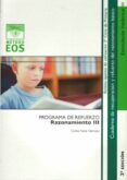 programa de refuerzo: razonamiento iii (2ª ed.)-carlos yuste hernanz-9788497271479 programa de refuerzo: razonamiento iii (2ª ed.)-carlos yuste hernanz-9788497271479