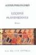 LECONS PLOTINIENNES-1193342-otro-formato
