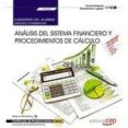 (uf0336) cuaderno del alumno. análisis del sistema financiero y procedimientos de cálculo . certificados de profesionalidad.-9788468158389 (uf0336) cuaderno del alumno. análisis del sistema financiero y procedimientos de cálculo . certificados de profesionalidad.-9788468158389