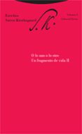 o lo uno o lo otro: un fragmento de vida ii (escritos volumen 3)-soren kierkegaard-9788481648089 o lo uno o lo otro: un fragmento de vida ii (escritos volumen 3)-soren kierkegaard-9788481648089