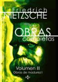 obras completas (v.3): escritos de madurez i-diego sanchez meca-9788430962099 obras completas (v.3): escritos de madurez i-diego sanchez meca-9788430962099