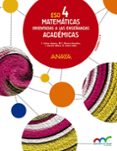 matematicas orientadas a las enseñanzas academicas 4º eso aprender es crecer en conexion castellano-9788469810699 matematicas orientadas a las enseñanzas academicas 4º eso aprender es crecer en conexion castellano-9788469810699