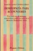 homeopatia para acupuntores-javier caballero blasco-9788478133499 homeopatia para acupuntores-javier caballero blasco-9788478133499