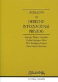 legislación de derecho internacional privado (19ª ed.)-santiago alvarez gonzalez-9788490454299 legislación de derecho internacional privado (19ª ed.)-santiago alvarez gonzalez-9788490454299