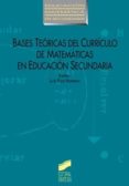 bases teoricas del curriculo de matematicas en educacion secunadaria (ebook)-9788499583099 bases teoricas del curriculo de matematicas en educacion secunadaria (ebook)-9788499583099