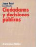 cuidadanos y decisiones publicas-9788434418189 cuidadanos y decisiones publicas 9788434418189
