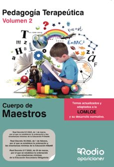 Descargar libro electronico CUERPO DE MAESTROS. PEDAGOGÍA TERAPEÚTICA. VOLUMEN 2. LOMLOE  de  en español 9788418794629
