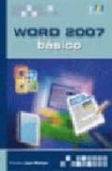 Descargar best sellers ebooks gratis WORD 2007 BASICO de FRANCISCO LOPEZ MADRIGAL