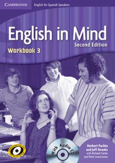 Descargar libros de epub en línea ENGLISH IN MIND FOR SPANISH SPEAKERS LEVEL 3 WORKBOOK WITH CD PDB (Spanish Edition) de  9788483234969