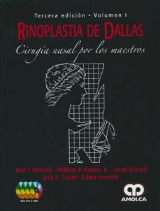 Descargar libros electronicos pdfs RINOPLASTIA DE DALLAS: CIRUGIA NASAL POR LOS MAESTROS (2 VOLS.) (3ª ED.) in Spanish de JACK GUNTER, ROD ROHRICH, ADAMS 