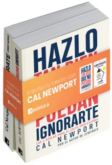 ESTUCHE CAL NEWPORT CONTIENE CENTRATE (DEEP WORK) + HAZLO TAN BIE N QUE NO PUEDAN IGNORARTE