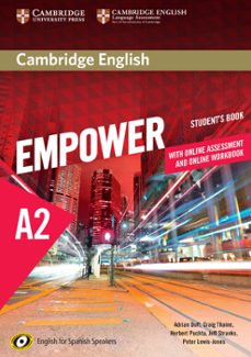 Epub ebooks descarga gratuita CAMBRIDGE ENGLISH EMPOWER FOR SPANISH SPEAKERS A2 STUDENT S BOOK WITH ONLINE ASSESSMENT AND PRACTICE AND ONLINE WORKBOOK 9788490369579 de  in Spanish PDB CHM