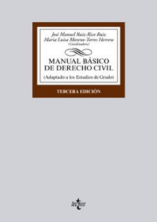 Descargar MANUAL BASICO DE DERECHO CIVIL : ADAPTADO A LOS ESTUDIOS DE GRADO gratis pdf - leer online
