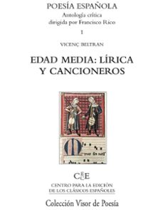 Descarga gratuita de formato de texto ebook EDAD MEDIA: LIRICA Y CANCIONERO