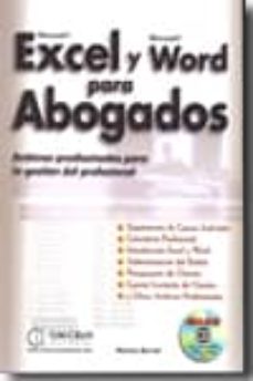 Descargar EXCEL Y WORD PARA ABOGADOS gratis pdf - leer online