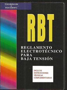 Descargar RBT, REGLAMENTO ELECTROTECNICO PARA BAJA TENSION gratis pdf - leer online