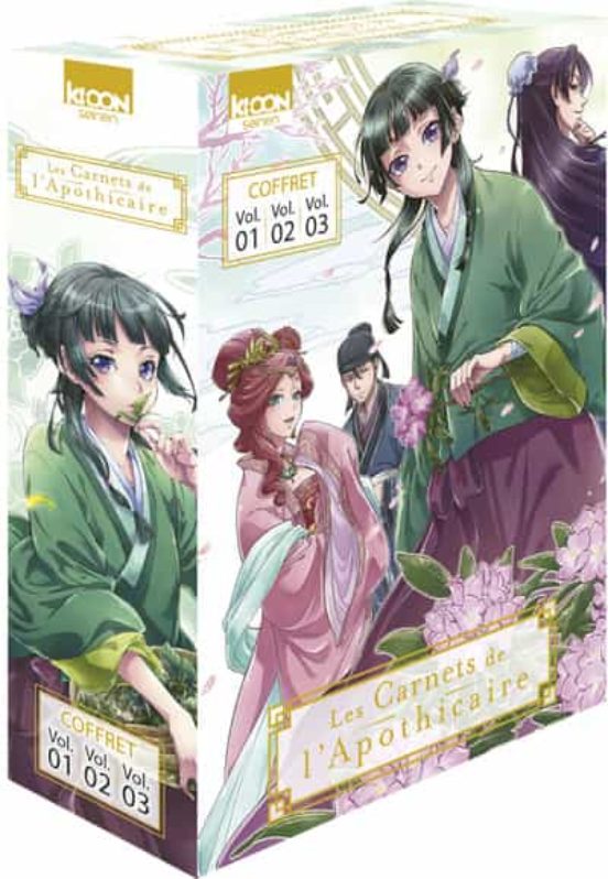 COFFRET LES DE L APOTHICAIRE VOL. 1 A 3 HYUUGA NATSU NEKOKURAGE NANAO ITSU Casa del COFFRET LES DE L APOTHICAIRE VOL. 1 A 3 HYUUGA NATSU NEKOKURAGE NANAO ITSU Casa del