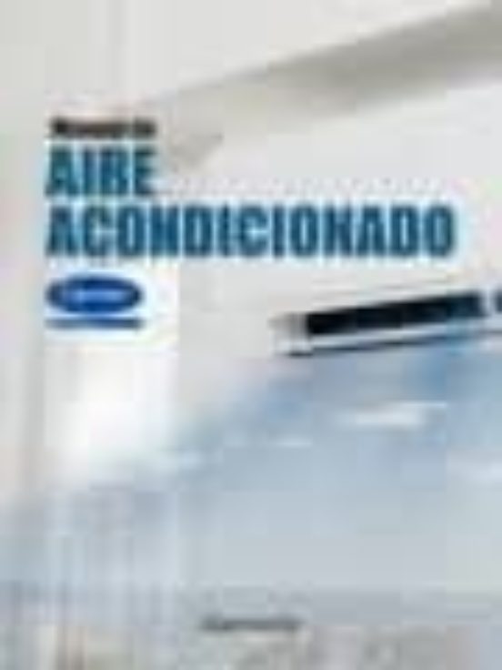 MANUAL DE AIRE ACONDICIONADO | CARRIER | Casa Del Libro